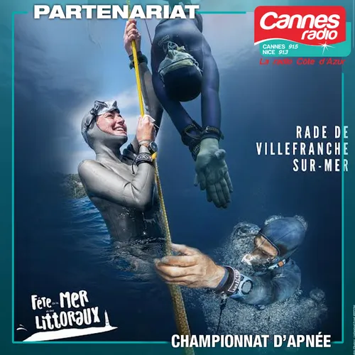 PARTENARIAT CANNES RADIO : LE CHAMPIONNAT DE FRANCE D’APNÉE EN EAU...