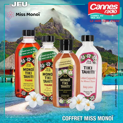 JOUEZ AU GRAND JEU LES PANIERS DE L'ETE : GAGNEZ UN COFFRET MISS MONOÏ