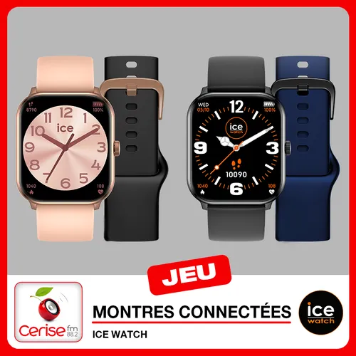 Cerise FM vous offre votre montre connectée Ice Watch !