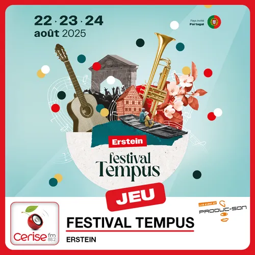 Cerise FM vous offre vos places de concert au Festival Tempus  à...