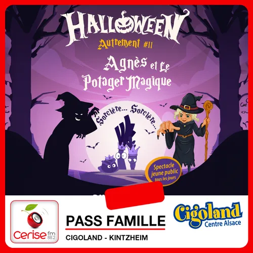 Gagnez vos pass famille Cigoland pour la période d'Halloween !