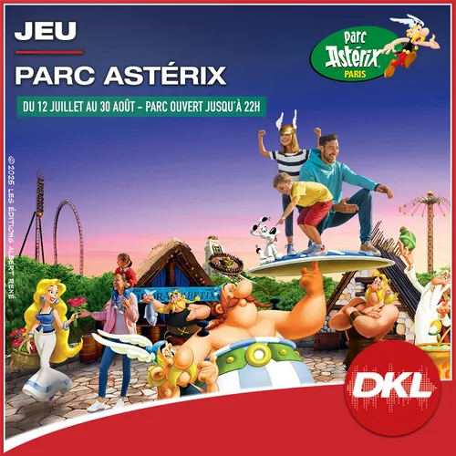 Gagnez vos pass famille pour le Parc Astérix
