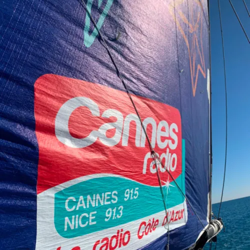 LES REGATES DE CANNES RADIO AVEC GOULVEN MARIE