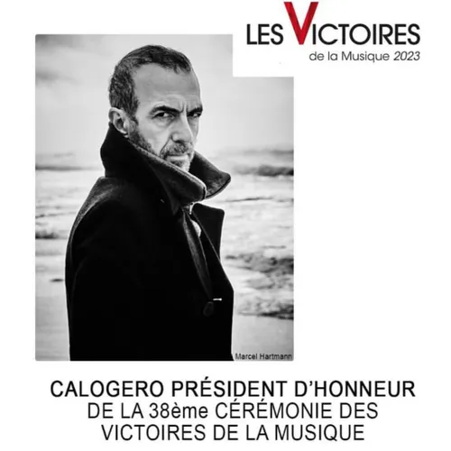 VICTOIRES DE LA MUSIQUE 2023 : CALOGERO PRESIDENT D'HONNEUR
