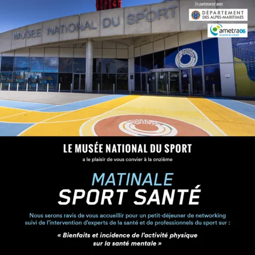 CANNES RADIO VOUS INVITE A LA MATIALE SPORT SANTE AU MUSEE NATIONAL...