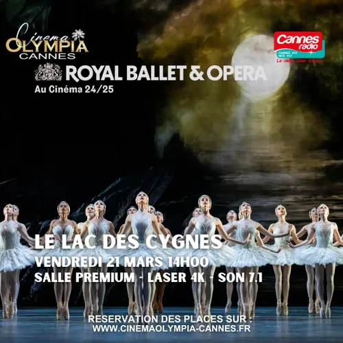 GAGNEZ DES PLACES POUR "LE LAC DES CYGNES" AU CINEMA OLYMPIA A CANNES