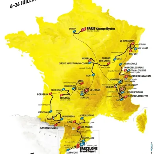 Tour de France 2026 : Un tracé officialisé, cap sur l’Alsace le 18...