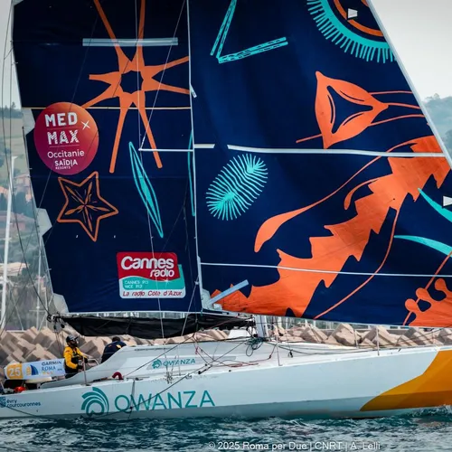 LES REGATES DE CANNES RADIO : L'EQUIPAGE DE GOULVEN MARIE EN TETE...