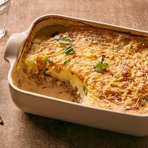 Hachis parmentier de bœuf au panais