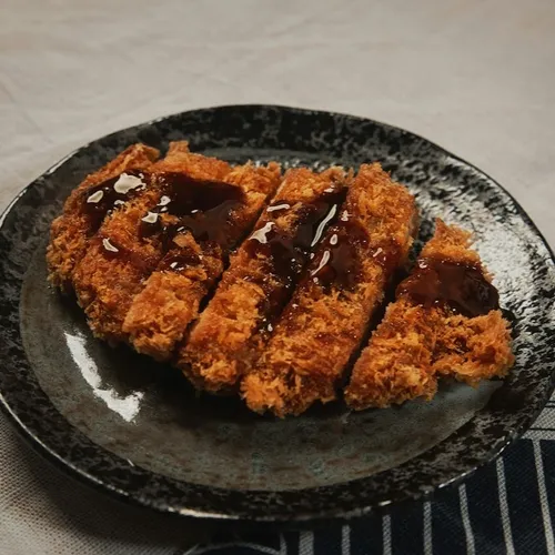Poulet frit au miel