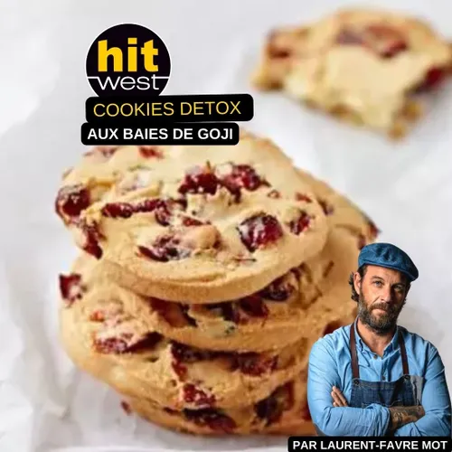 Cookies aux baies de goji - LES RECETTES DE LAURENT FAVRE-MOT