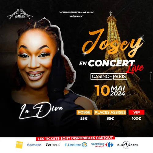 Josey en concert à Paris