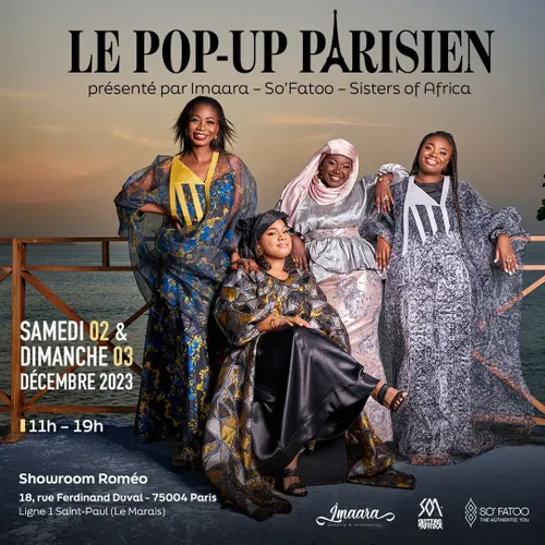 Le Pop-Up Parisien avec Imaara - So'Fatoo et Sisters of Africa