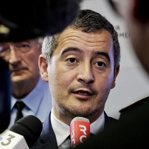 Gérald Darmnin ce matin à Reims