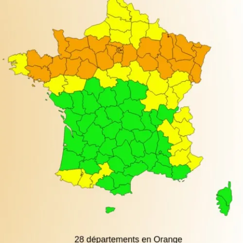 Vingt-huit départements en vigilance orange neige et verglas 
