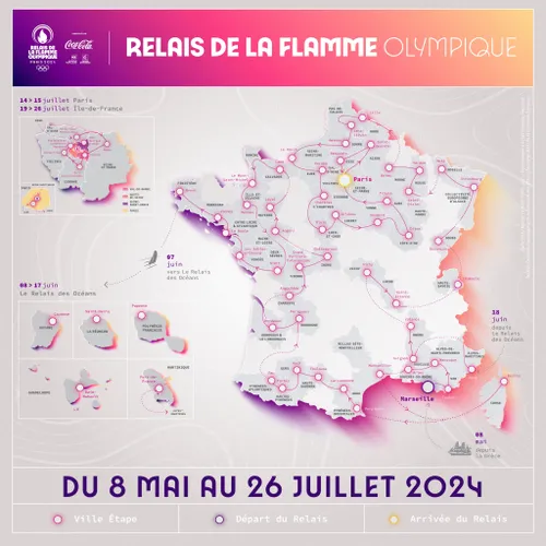 Le parcours de la Flamme Olympique dévoilé