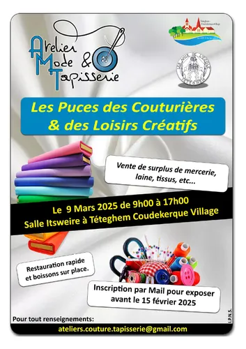 Puce des couturiers le 9 mars à Téteghem/Coudekerque-Village