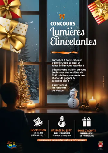 Concours des Illuminations de Noël de Watten le 12 décembre