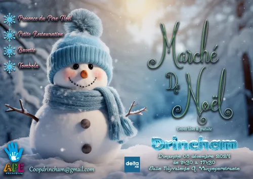 Marché de Noël de Drincham le 8 décembre