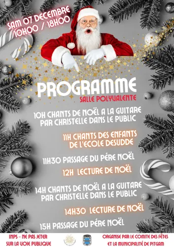 Marché de Noël le 7 décembre à Pitgam