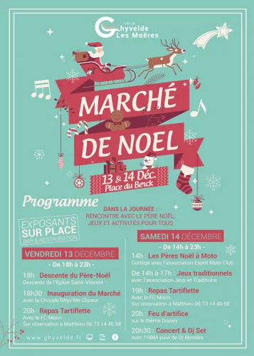 Marché de Noël de Ghyvelde-Les Moëres le 13 décembre