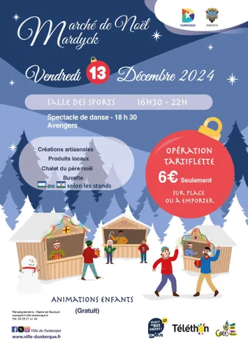 Marché de Noel le 13 décembre à Mardyck