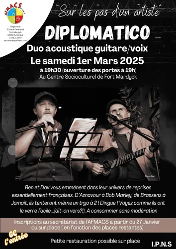 Concert diplomatico le 1 mars à Fort Mardyck