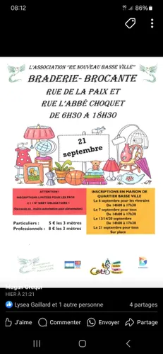 Brocante braderie le 21 septembre Dunkerque 