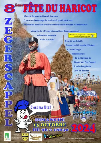 Fête du haricot le 13 octobre à Zegerscappel