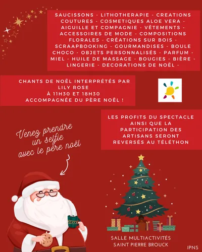 1 er marché de noël spb gym le 30 novembre à St pierrebrouck 