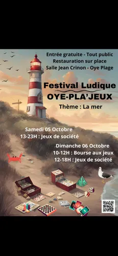 Festival Ludique de Oye-Pla’Jeux le 5 octobre à Oye plage 