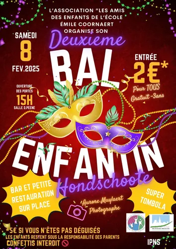 Bal enfantin le 8 février à Hondschoote