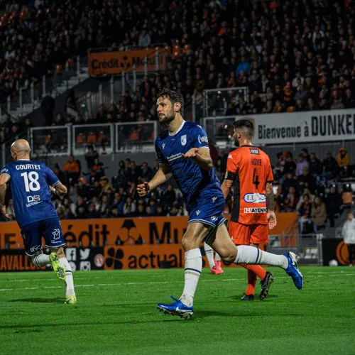 Foot L2 : Dunkerque chute du podium après sa défaite face à Laval