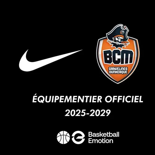 Basket: Nike devient l'équipementier du BCM jusqu'en 2029