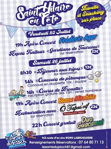 FÊTE DE SAINT HILAIRE