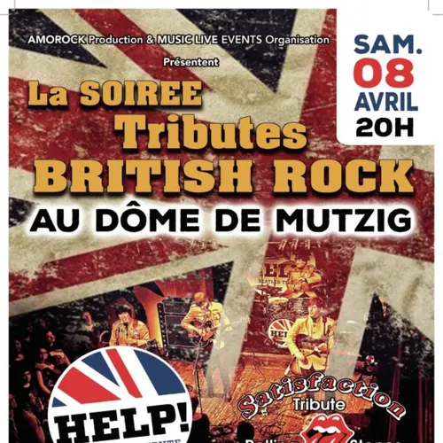 Gagnez vos places pour la Soirée Concert Tributes BRITISH ROCK au...
