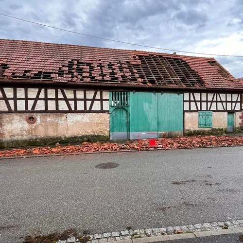 Une tornade localisée à Batzendorf