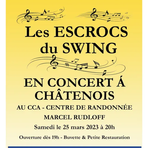 Les Escrocs du Swing en concert à Châtenois