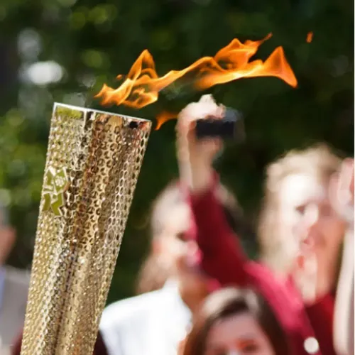 La flamme olympique dans la région !