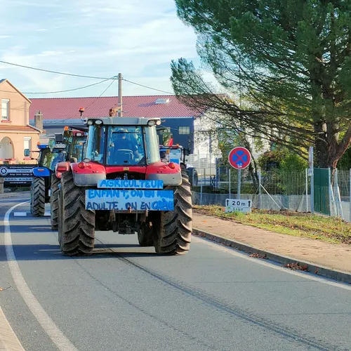 Manifestation des agriculteurs à Albi (Tarn) le 14 novembre 2023.