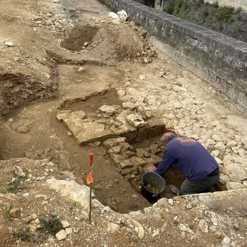 Des vestiges découverts sur le chantier du château de Caen 