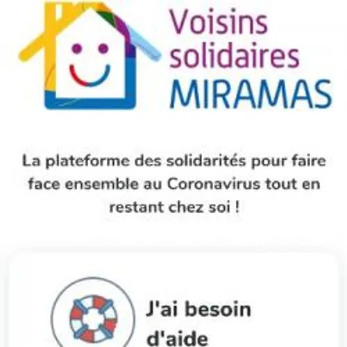 [ SOCIETE - MIRAMAS ] Lancement de la plateforme d’entraide​ «...