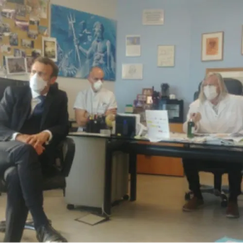 [ SANTE - MARSEILLE ] Coronavirus : Emmanuel Macron en visite hier...