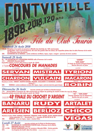 [ BON PLAN SORTIE - FONTVIEILLE ] : Venez souffler les 120 ans du...
