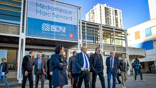 (NÎMES] : la médiathèque Marc Bernard rouvrira ses portes en avril.