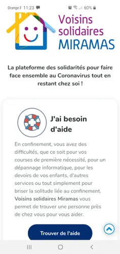 [ SOCIETE - MIRAMAS ] Lancement de la plateforme d’entraide​ «...