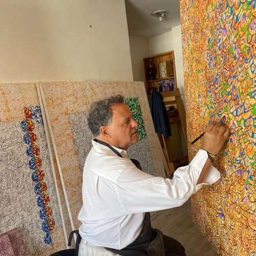 Mehdi QOTBI rend hommage à Houssein MILOUDI, figure de l'art contemporain marocain