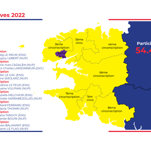 Législatives 2022 : Débat de la 8ème circonscription du Finistère