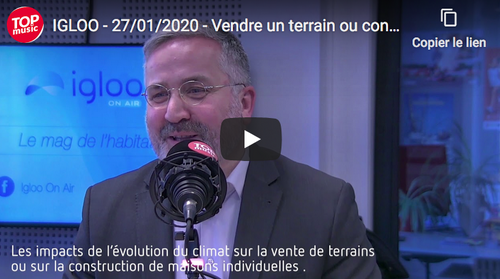 Les impacts de l'évolution du climat sur la vente de terrains ou sur la construction de ma