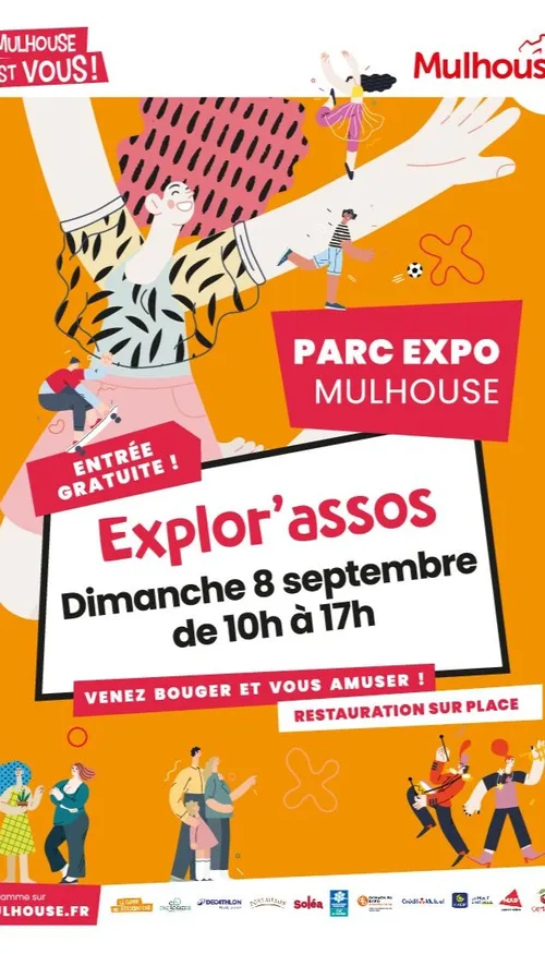 Explor'assos vous attend ce dimanche 8 septembre à Mulhouse